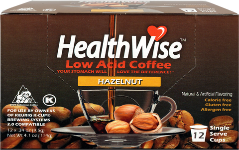 Hazelnut Low Acid Keurig K-Cups 1 Carton (12 cups)